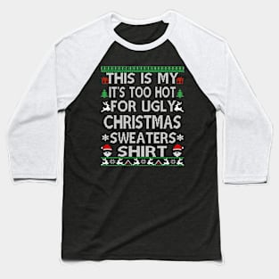 ugly christmas sweater Baseball T-Shirt